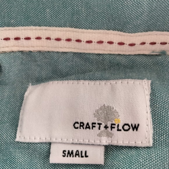 "Craft and Flow" Hawaiian Shirt in Excellent Condition. 100% Cotton. Size Small. - Picture 6 of 8